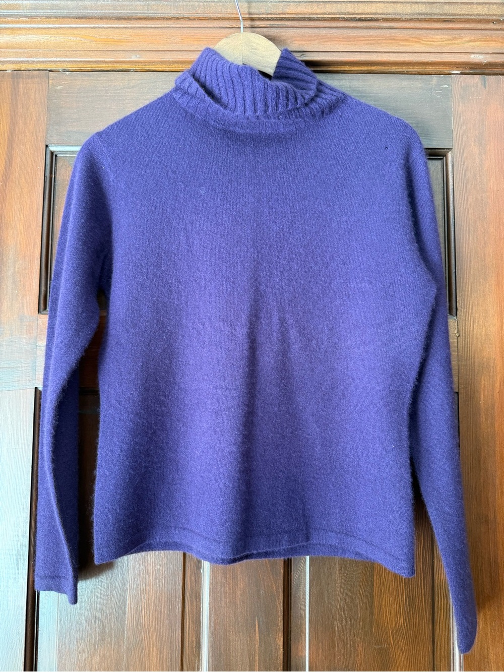 Vintage Harold's Deep Purple Cashmere Turtleneck Sweater